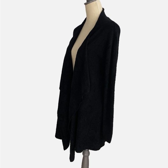 Barefoot Dreams Calypso Bamboo Chic Lite Wrap Cardigan 436 Small/Medium Black - Picture 10 of 10